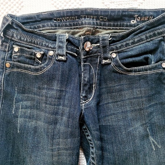 "Cowgirl Tuff Co." Ladies' Bootcut "Jazzy" Jeans (Size W:24 / L:33) - Picture 13 of 13